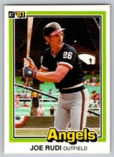 1981 Donruss - #174 Joe Rudi