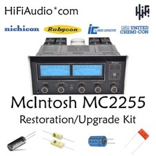 McIntosh MC2255 amplifier rebuild restoration upgrade filter capacitor kit 84pcs