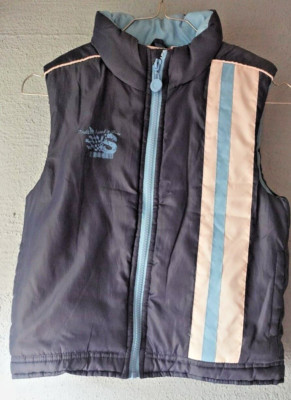 schöne dicke Weste, Gr. 122, von BERTI, blau, mit Streifen #07