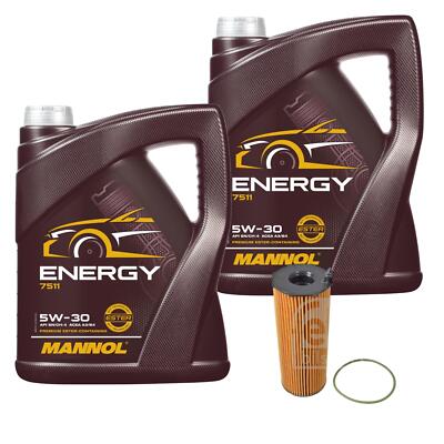 Inspektionspaket 10L Energy 5W-30 für Audi A6 Allroad 3.0 TDI quattro 2.7 A4