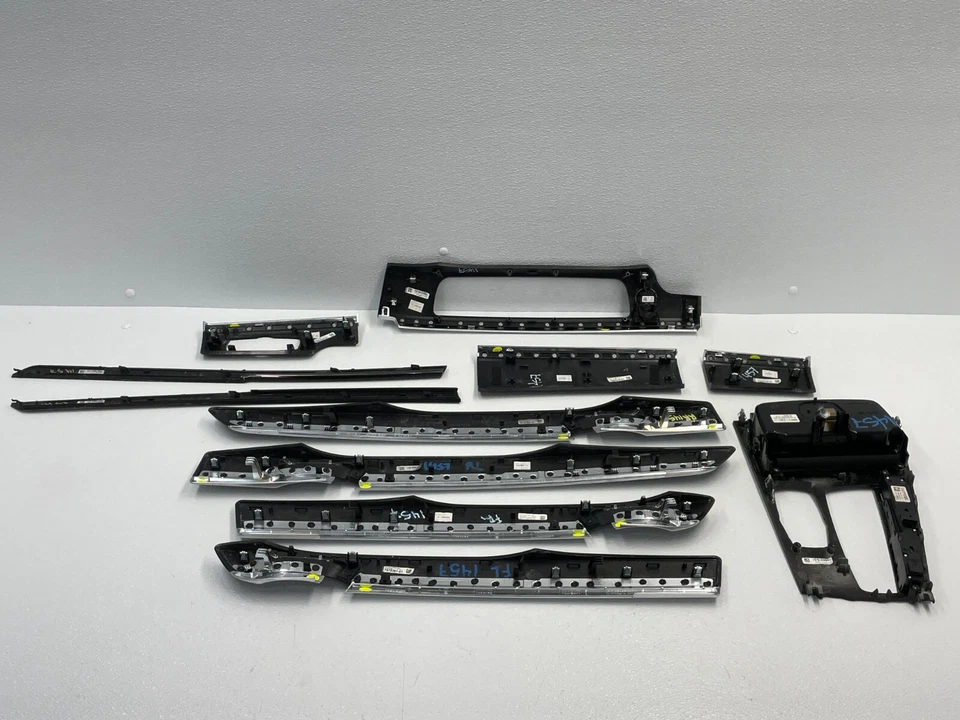 13 14 15 BMW Alpina B7 F02 LWB tablero consola central juego de panel de ajuste 1457 OEM Foto 2 de 4