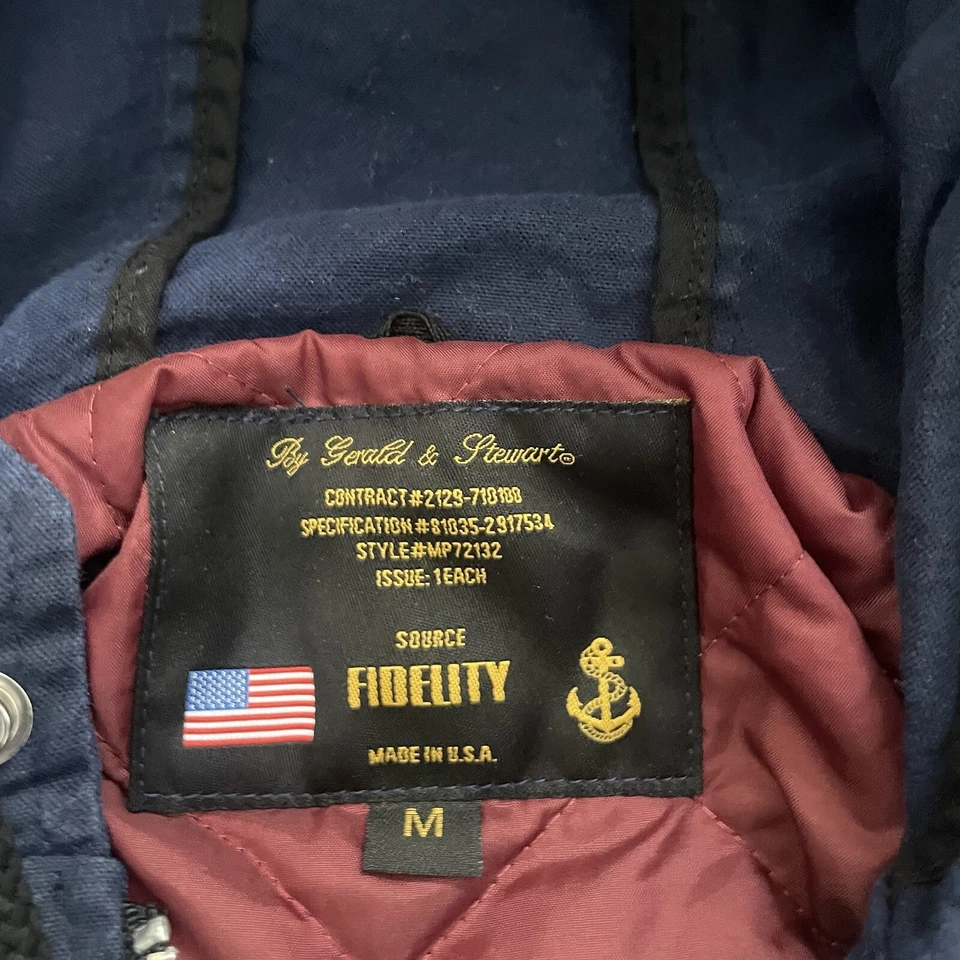 Chaqueta Abrigo Acolchada FIDELITY Gerald & Stewart Hecha en EE. UU. Trench Parka Mediana Foto 4 de 4