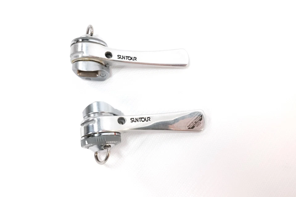 NOS Suntour Cyclone 5000 7000 9000 6spd Downtube Index / Friction Shifters Road - Image 2 of 4