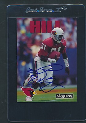 1992 Skybox Impact #263 Randal Hill Cardinals Signed Auto *E3849