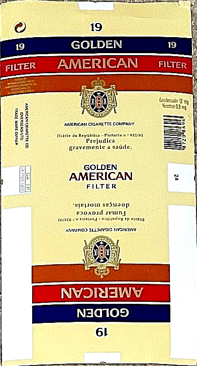 Vintage Collection - Golden American - USA 🇺🇸 - 80s - Empty