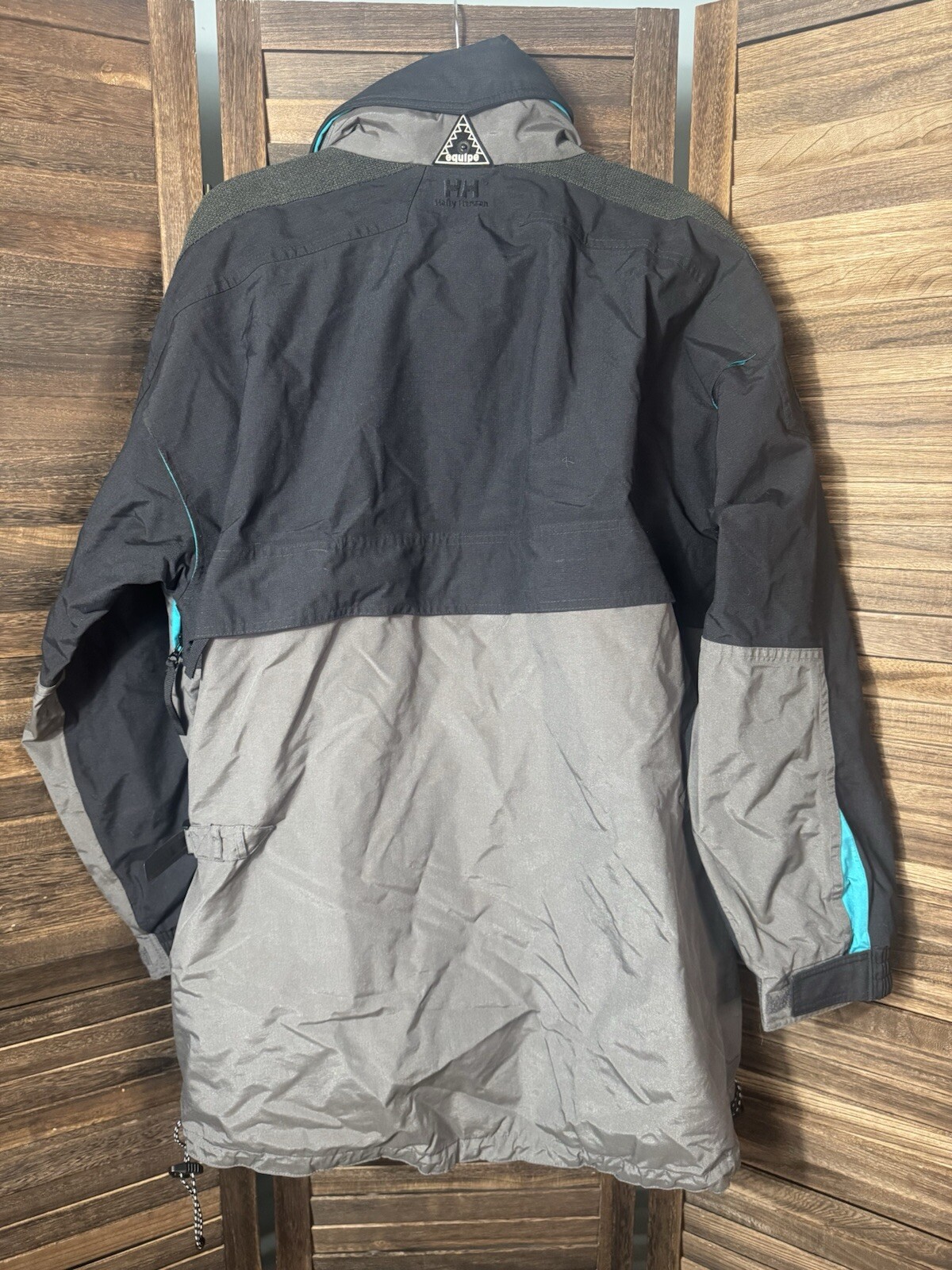 VTG Helly Hansen Equipe Jacket Men Medium Black T… - image 4