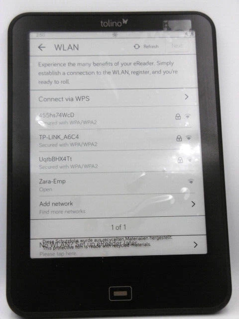 Tolino Vision 4 HD 6GB sehr guter eBook Reader * orig. Verpackung & A k k u Neu - Bild 3 von 4