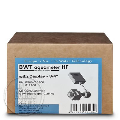 BWT Aquameter mit LCD Display 3/4''