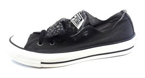 womens converse double tongue shoes