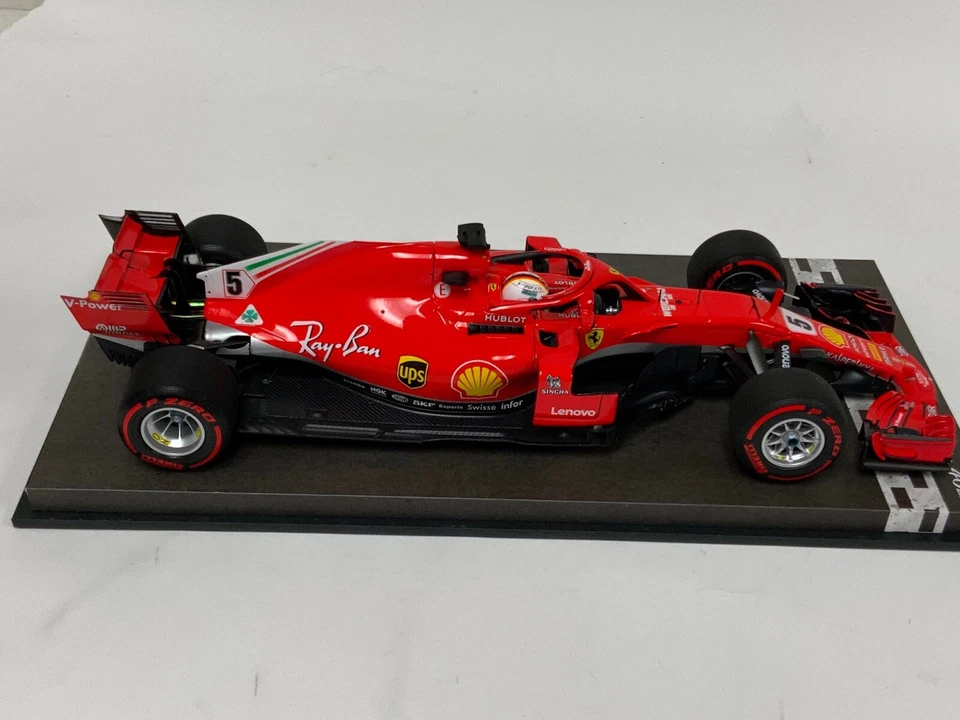 1/18 BBR Ferrari SF71-H 2018 Canada GP S.Vettle Winner  150 pcs  BBR181805 KK - Image 4 of 4