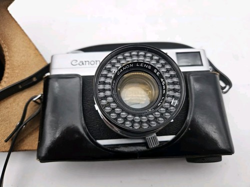 Canon Canonet Rangefinder 35MM Camera 45mm 1.9 Lens *STUCK SHUTTER* C6