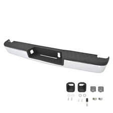 Rear Step Bumper chrome For Nissan Titan XD Crew Cab 2016-2020 W/Sensor Holes