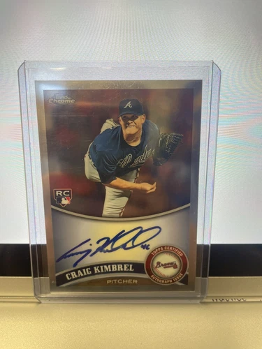 2011 Topps Chrome Auto RC Craig Kimbrel