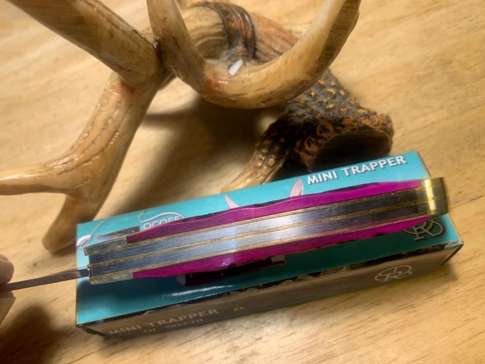 Frost Ocoee River 紫色夹具骨捕手 3 3/4 英寸口袋刀 FOC508PJB — 第 4/4 张图片