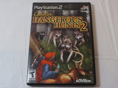 Cabela's Dangerous Hunts 2 Sony PlayStation 2 PS2 2005 T-Teen Sports Pre-owned