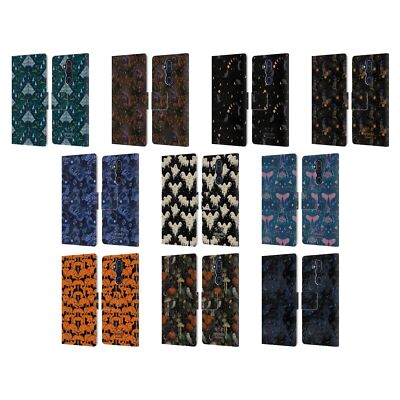 OFFICIAL EPISODIC DRAWING SPOOKY PATTERNS LEATHER BOOK CASE FOR NOKIA PHONES