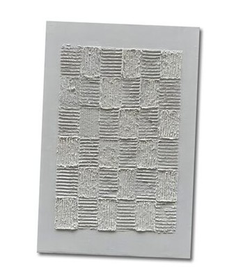  Art Hand-Painted White Texture Abstract Art Oil Painting Contemporary Nkhb116