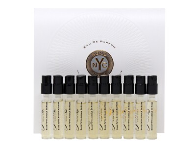 BOND NO 9 SAKS FIFTH AVENUE EN ROSE 1.7ml .057oz x 10 PERFUME SPRAY SAMPLE VIALS