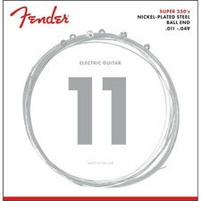 Fender 250M Super 250's Nickel-Plated Steel Electric Guitar Strings, Medium