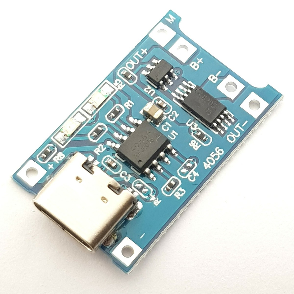 2X PZ CARICABATTERIE Litio LI-ION MODULO TP4056 USB-C 5V 1A 2Pezzi - Foto 11