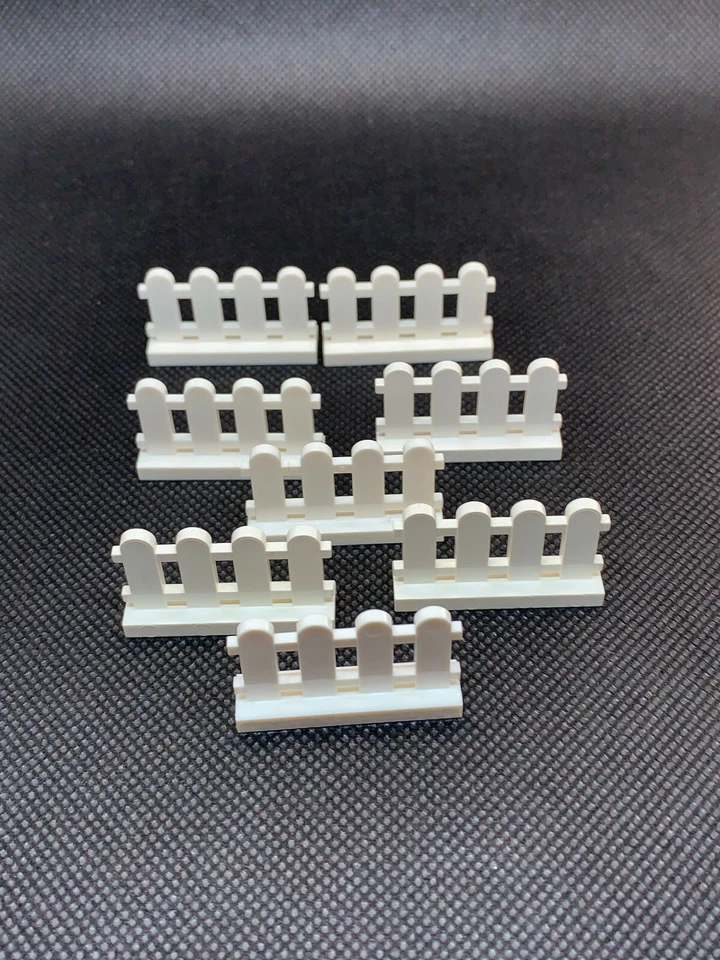 Lego БЕЛЫЙ ПИКЕТ забор сад город цветы 8 штук - Изображение 2 из 4