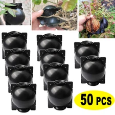 50Pcs Black Reusable High Pressure Boxes Plant Root Grow Grafting Layer Pod Ball