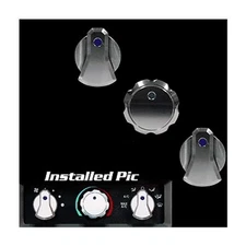 Fits 3PC 89-04 MUSTANG BILLET DESIGNER AC KNOB CLIMATE CONTROL