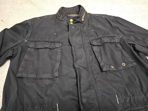 Raw Correctline By G-Star Cl Etosha City Noir Black Utility Overshirt Size Large - Picture 8 of 15