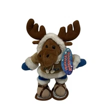 Arctic Circle Alaska Moose Plush Snow Shoes 8" Stuffed Animal Alaskan Friends