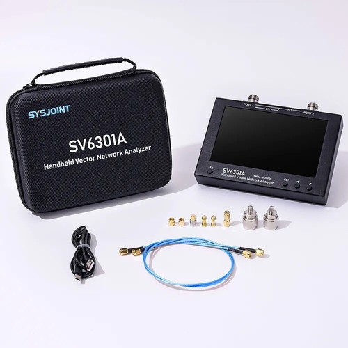 SV6301A 7" LCD 6.3GHz VHF UHF Vector Network Analyzer Antenna Analyzer SWR VNA