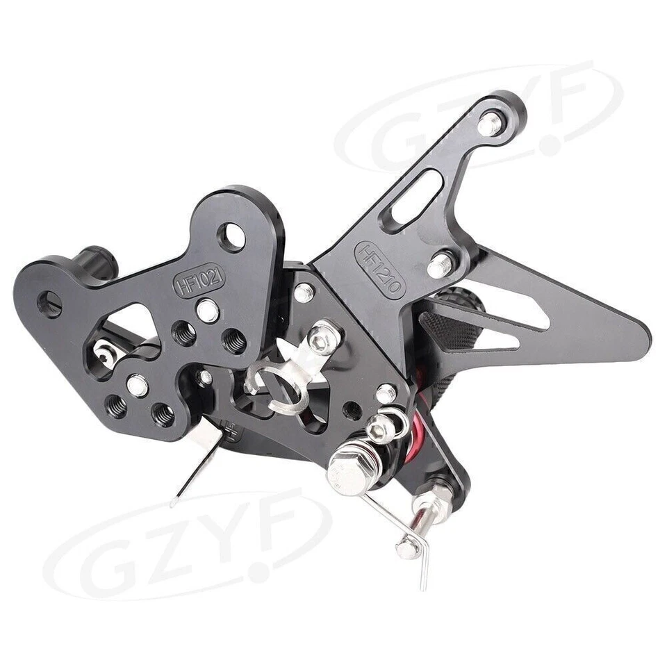 Footrest Rearset Foot Pegs Kit For Suzuki GSXS750 15-16/ GSR750 11-16 Adjustable - Image 3 of 4
