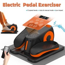 Under Desk Elliptical Machine Pedal Exerciser w/12 Adjustable Speed &3 Auto Mode