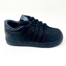 K-Swiss Classic Triple Black Infant Baby Casual Shoes Sneakers 20144