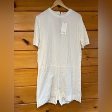 ZARA Home Medium Ivory Short Sleeve Round Neck Playsuit Romper