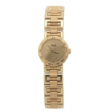 Ladies Solid 18k Yellow Gold Piaget Dancer Model Ref. 5963K81 with Gold Dial