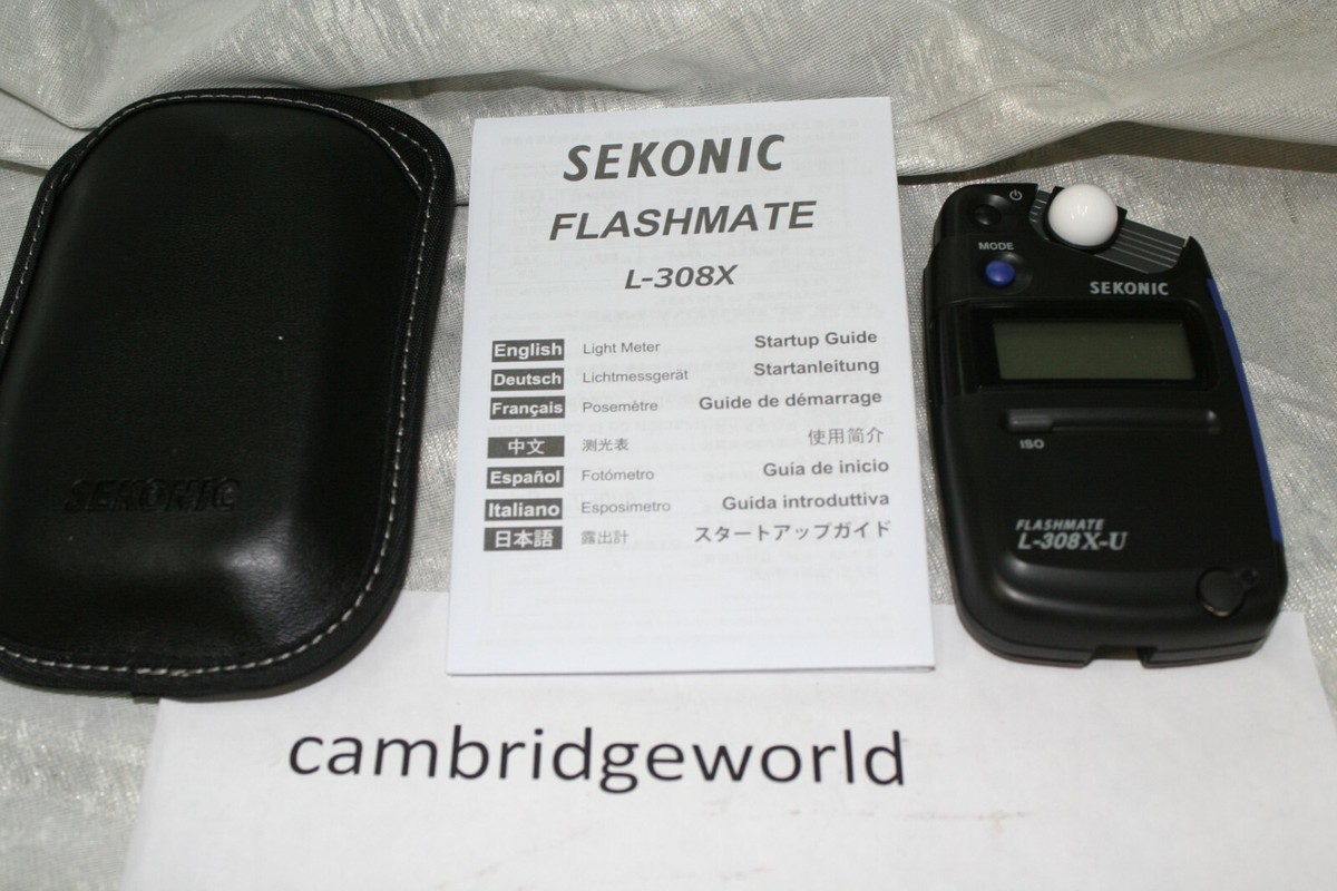 Sekonic L-308x-u Flashmate Light EXPOSURE Meter 401-305 BRAND NEW 