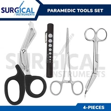 EMT/ Paramedic Tools with Medical Bandage Scissors and Shears + Penlight