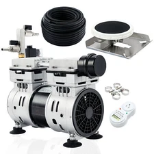 TCFUNDY 750W 5.35CFM Pond Aerator Pond Lake Pool Air Pump Aerator Diffuser Kit 