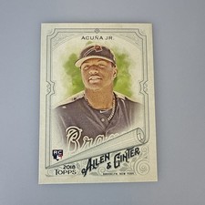 2018 Topps Allen & Ginter Ronald Acuna Jr. RC Rookie #207 - Atlanta Braves