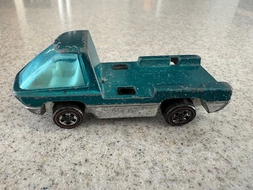 MATTEL HOT WHEELS REDLINE HEAVYWEIGHTS TRUCK 1969 IN BLUE SPECTRAFLAME