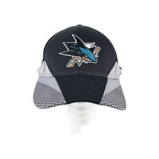 NHL San Jose Sharks Center Ice Collection Reebok Baseball Cap Hat Fitted Sz S/M