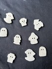VTG PORCELAIN HALLOWEEN BUTTONS. SET OF 9,DRACULA 1” , FRANKENSTEIN 3/4”, 7 More — photo 2
