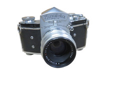 Exakta Varex Jhagee Dresden 35mm Camera Carl Zeiss Jena Biotar 58mm f/2 T Lens