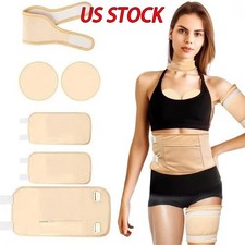 6 Pcs Reusable Castor Oil Pack Wrap for Women Organic Cotton Kit