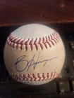 2X MVP Bryce Harper Signed Game Used Foul Baseball Philadelpia Phillies Psa HolO