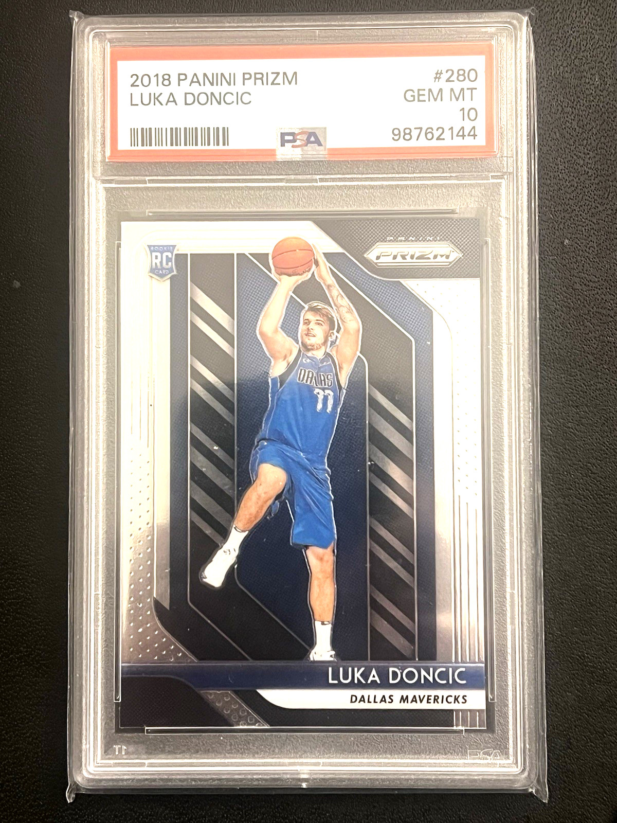 2018 PANINI PRIZM LUKA DONCIC ROOKIE RC #280 PSA 10