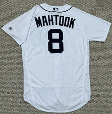 MAHTOOK SIZE 44 #8 2018 DETROIT TIGERS GAME JERSEY ISSUED HOME WHITE $200