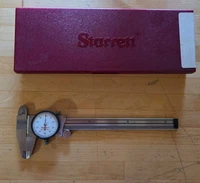 Starrett 120A-6, 6" Dial Caliper. Reconditioned.