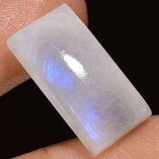 Natural Rainbow Moonstone Rectangle Cabochon Gemstone 17 Ct. 22X11X5 mm GC-36452