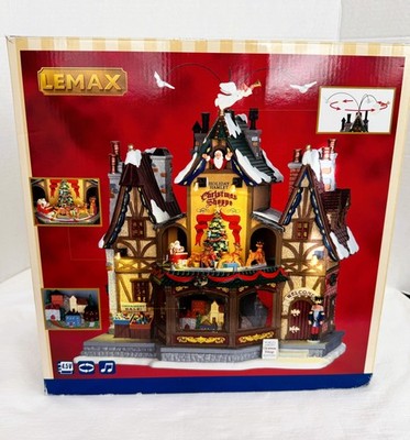 Lemax 50026 Holiday Hamlet Christmas Shoppe 2015 Sights & Sounds **AS IS**